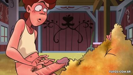 Мультфильм Деревенские жители — Доение мимозы [Rus]