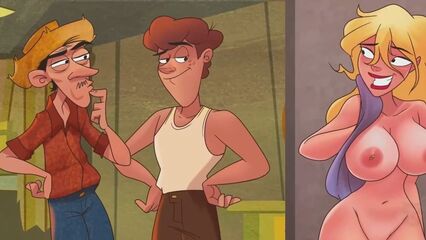 Мультфильм Деревенские жители — Рубка кустов [Rus]